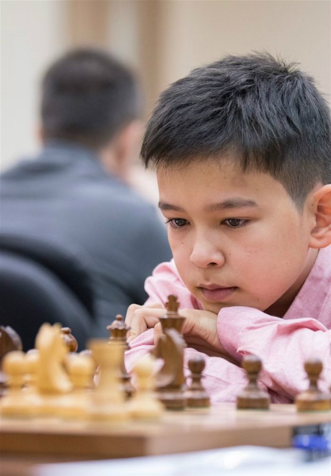 Judit Polgar vs Fabiano Caruana, FIDE World Blitz 2014 Dubai UAE